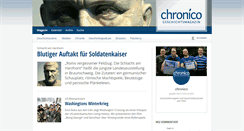 Desktop Screenshot of chronico.de